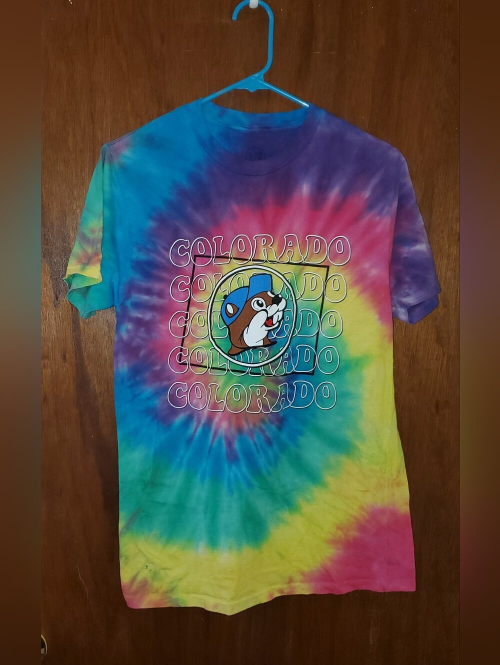 Buc-ees Colorado Tie-Dye T Shirt Sz Small
